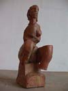 Sitzendes Idol, Terrakotta, 1994